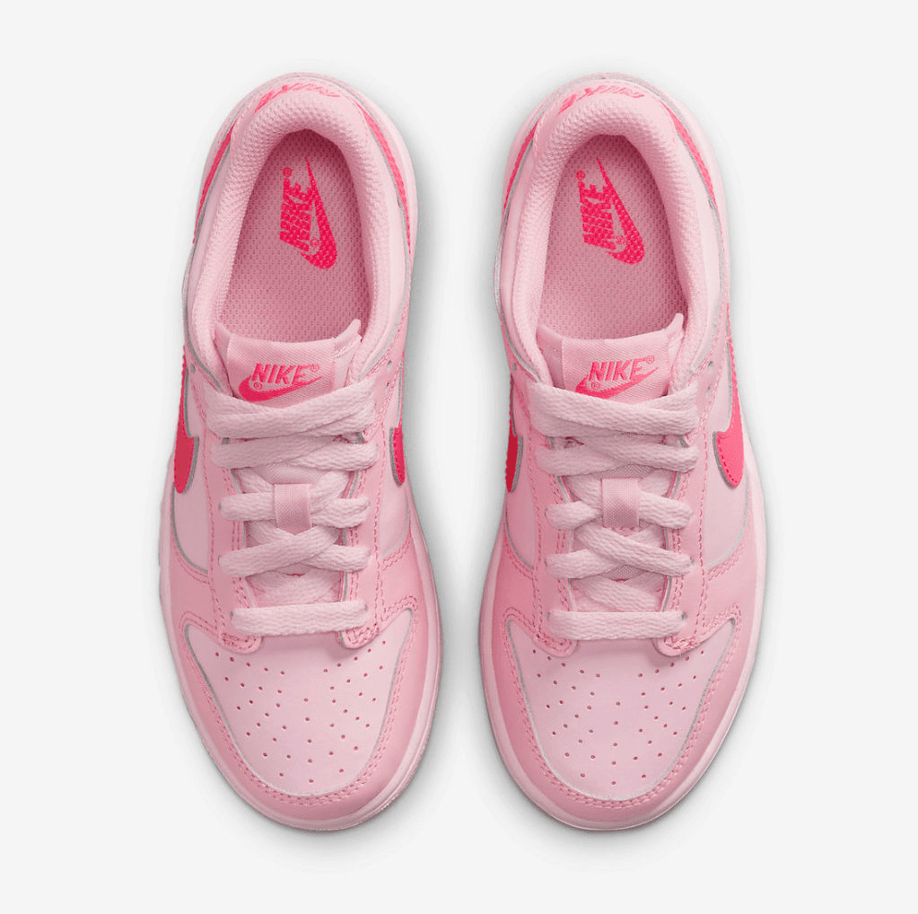 Men's SB Dunk Low GS Triple Pink Shoes - Image 4