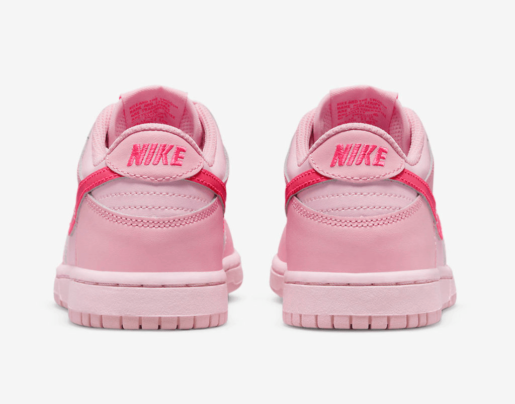 Men's SB Dunk Low GS Triple Pink Shoes - Image 5