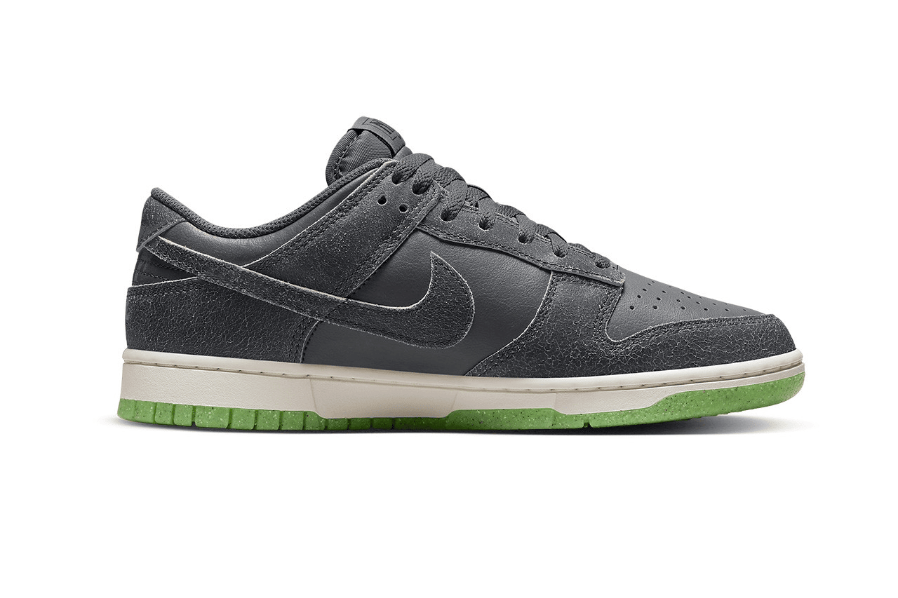 Men's SB Dunk Low Iron Grey Shoes - Image 2