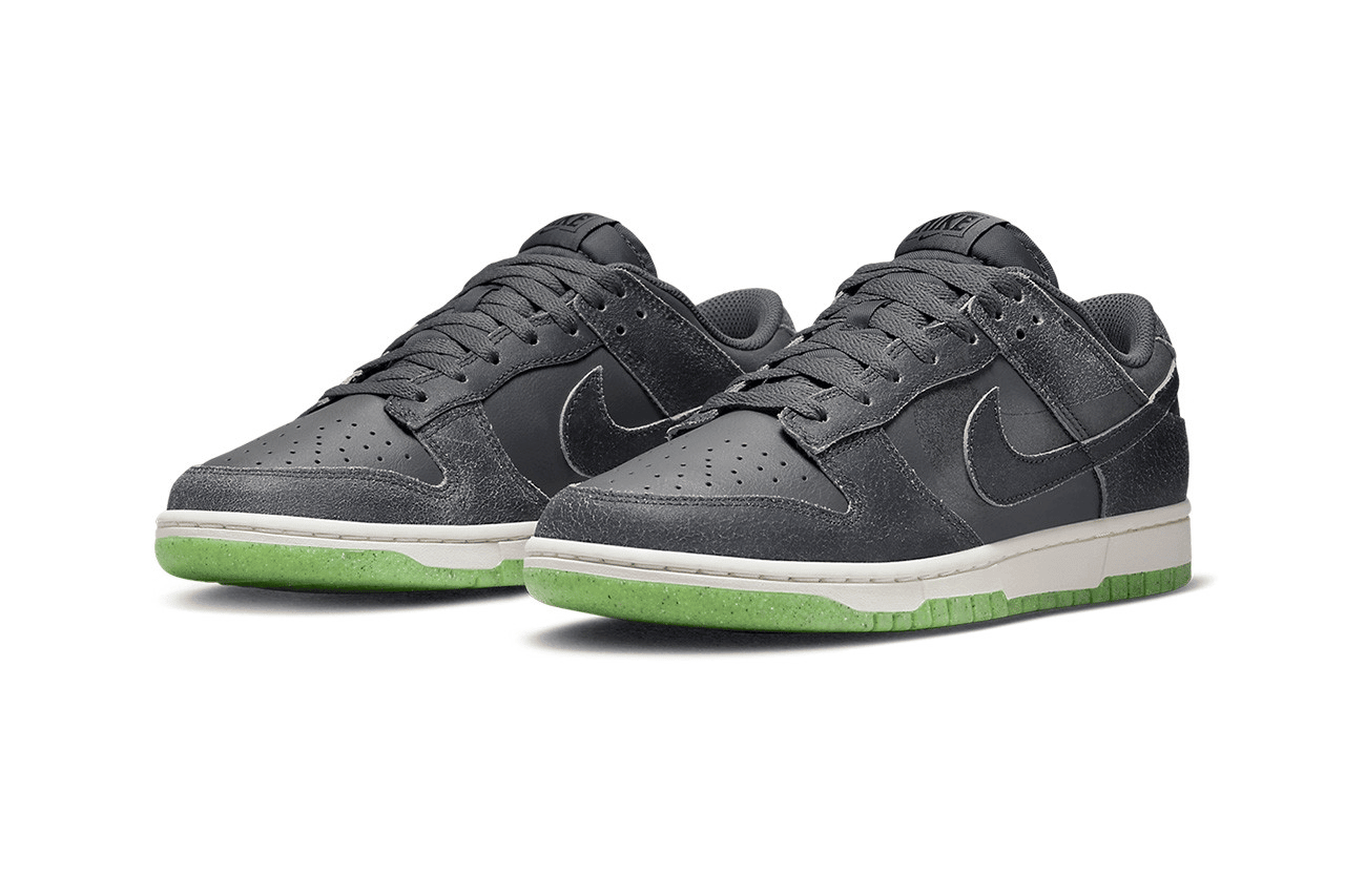 Men's SB Dunk Low Iron Grey Shoes - Image 3