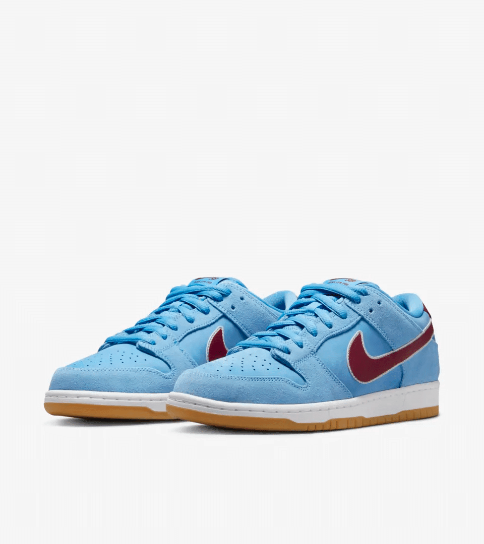 Men's SB Dunk Low Phillies Valour Blue Shoes - Image 2