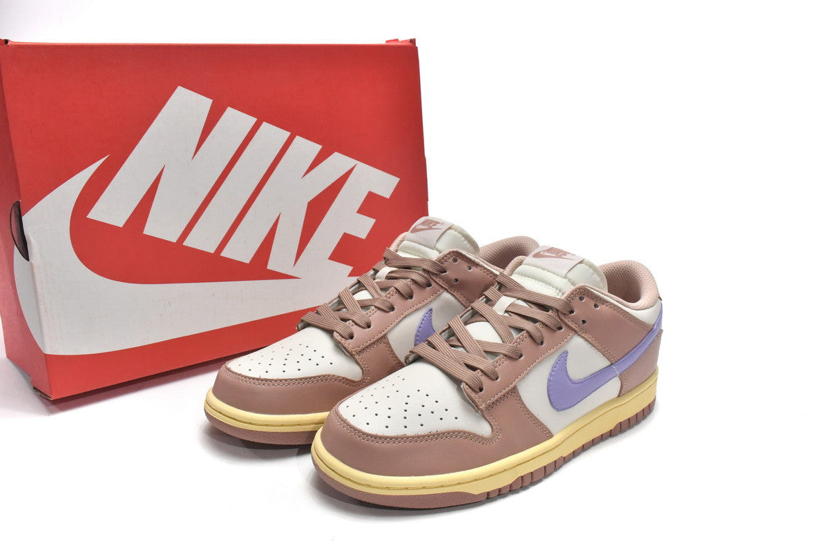 Men's SB Dunk Low Pink Oxford Shoes - Image 2