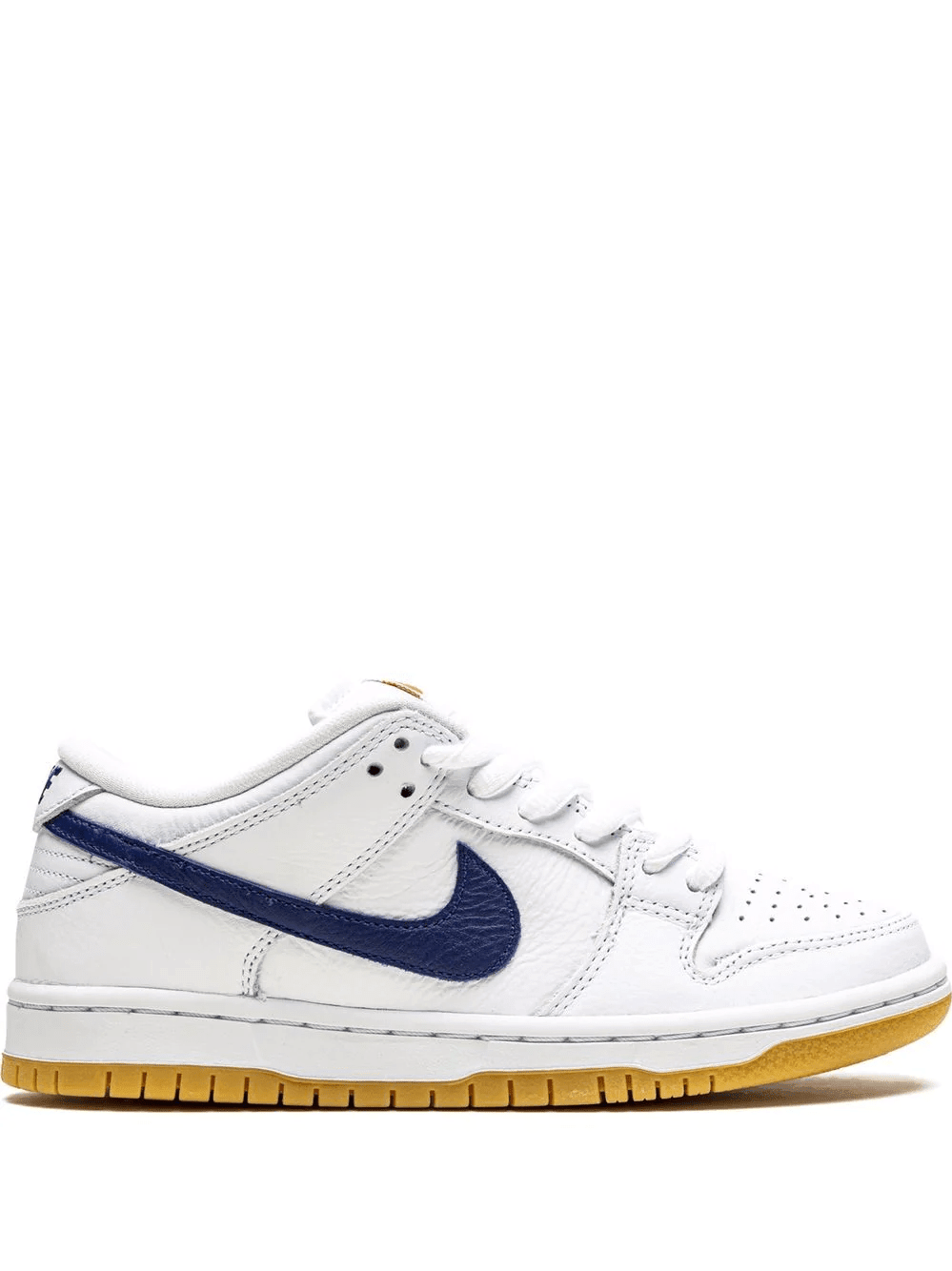 Men's SB Dunk Low Pro ISO Orange Label White Navy Shoes