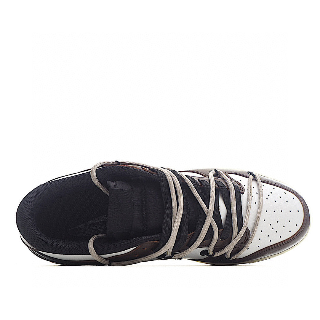 Men's SB Dunk Low Pro Retro Brown Shoes - Image 2