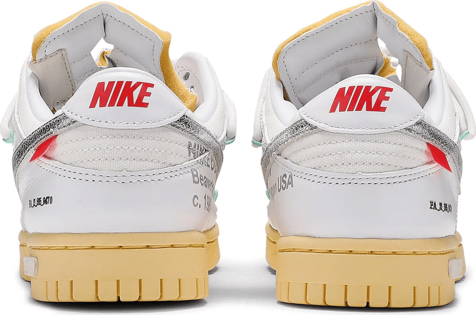 Men's SB Dunk Low x Off-White Lot 01 Of 50 Shoes - Image 4