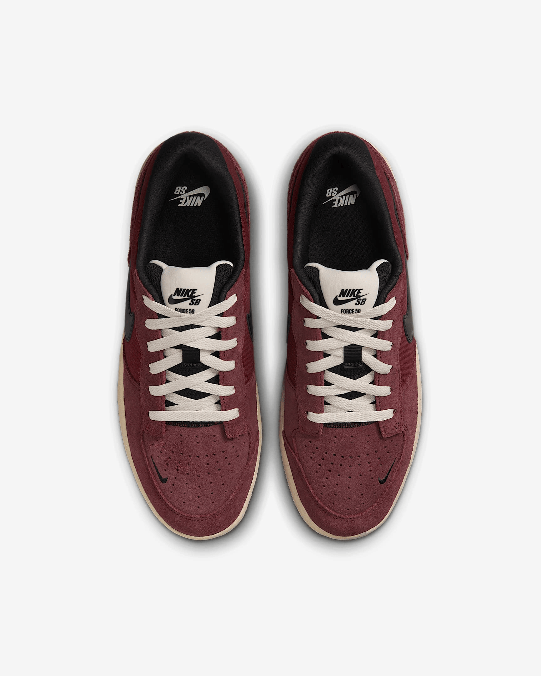 Men's SB Force 58 Dark Team Red Shoes - Image 3