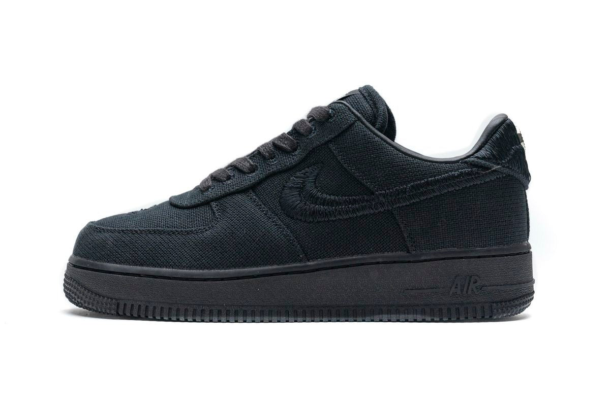 Men's Stussy x Air Force 1 Low Black Shoes