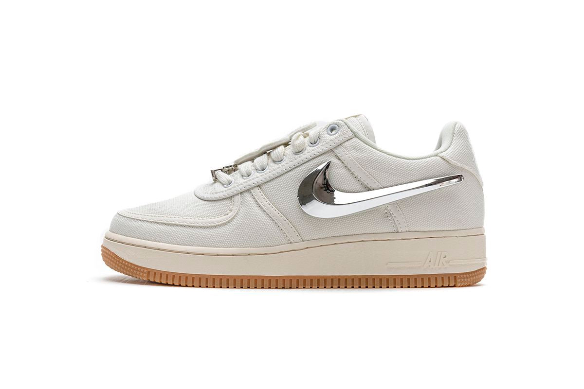 Men's Travis Scott x Air Force 1 Sail Shoes