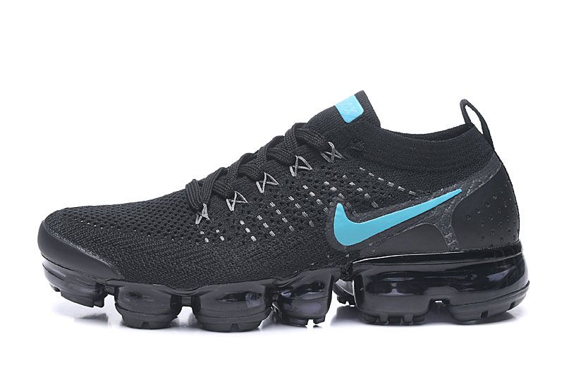 Men's Vapormax 2.0 Flyknit Black Blue Shoes