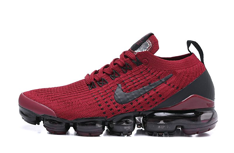 Men's Vapormax 3.0 Flyknit Red Black Shoes