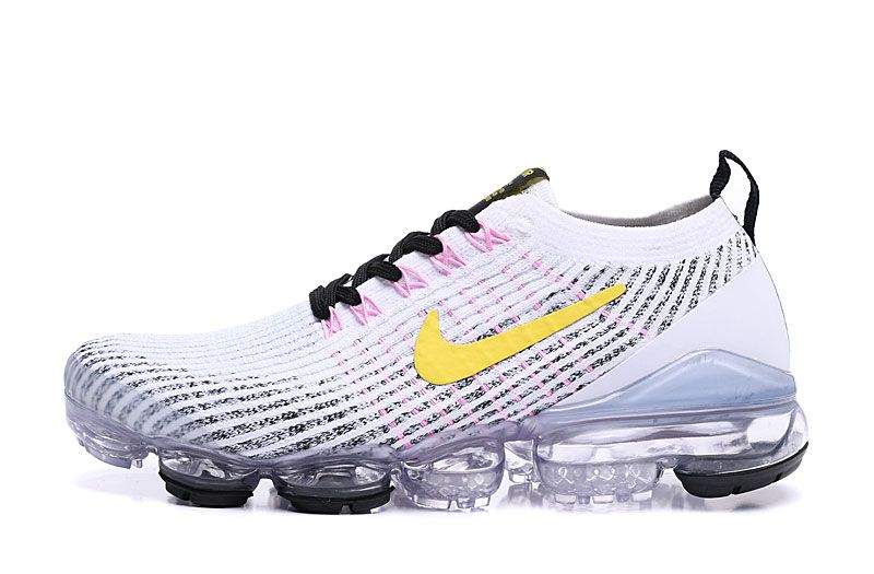 Men's Vapormax 3.0 Flyknit White Yellow Shoes