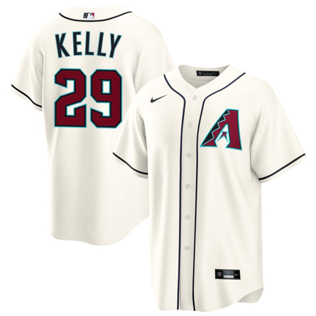 Merrill Kelly Arizona Diamondbacks 2026 Home Jersey - Cream