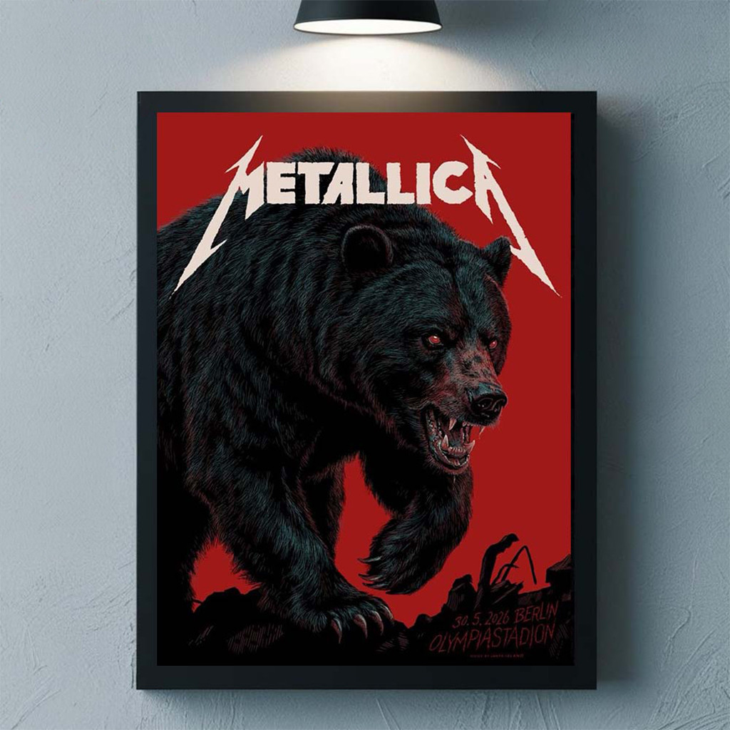 Metallica M72 Berlin Germany 2026 Venue Poster Metallica Merch Father's Day Gifts For Brother