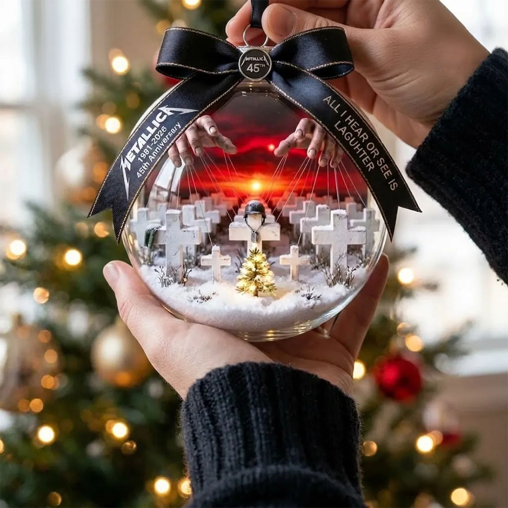 Metallica Master of Puppets 45th Anniversary Christmas Ornament Metallica Merch Fan Gifts