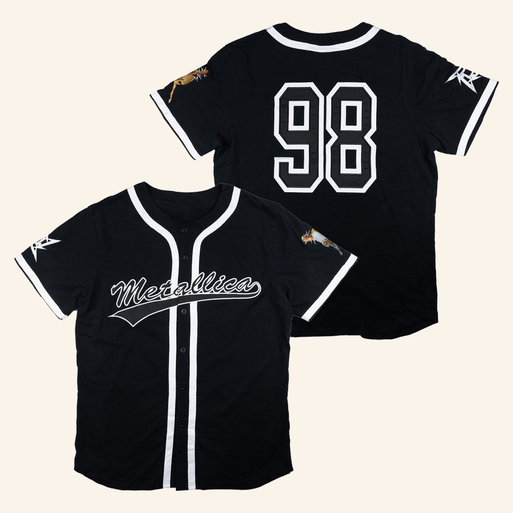 Metallica Merch Damage Inc Baseball Jersey Gift Ideas For Music Lovers