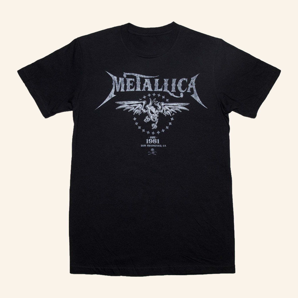 Metallica Merch Est 1981 San Francisco T-Shirt Music Related Gifts For Guys