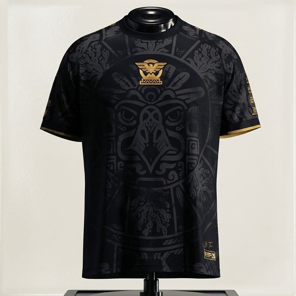 Mexico Black And Gold 2026 World Cup Heritage T-Shirt Mexic FIFA World Cup Merch Gifts For Fans