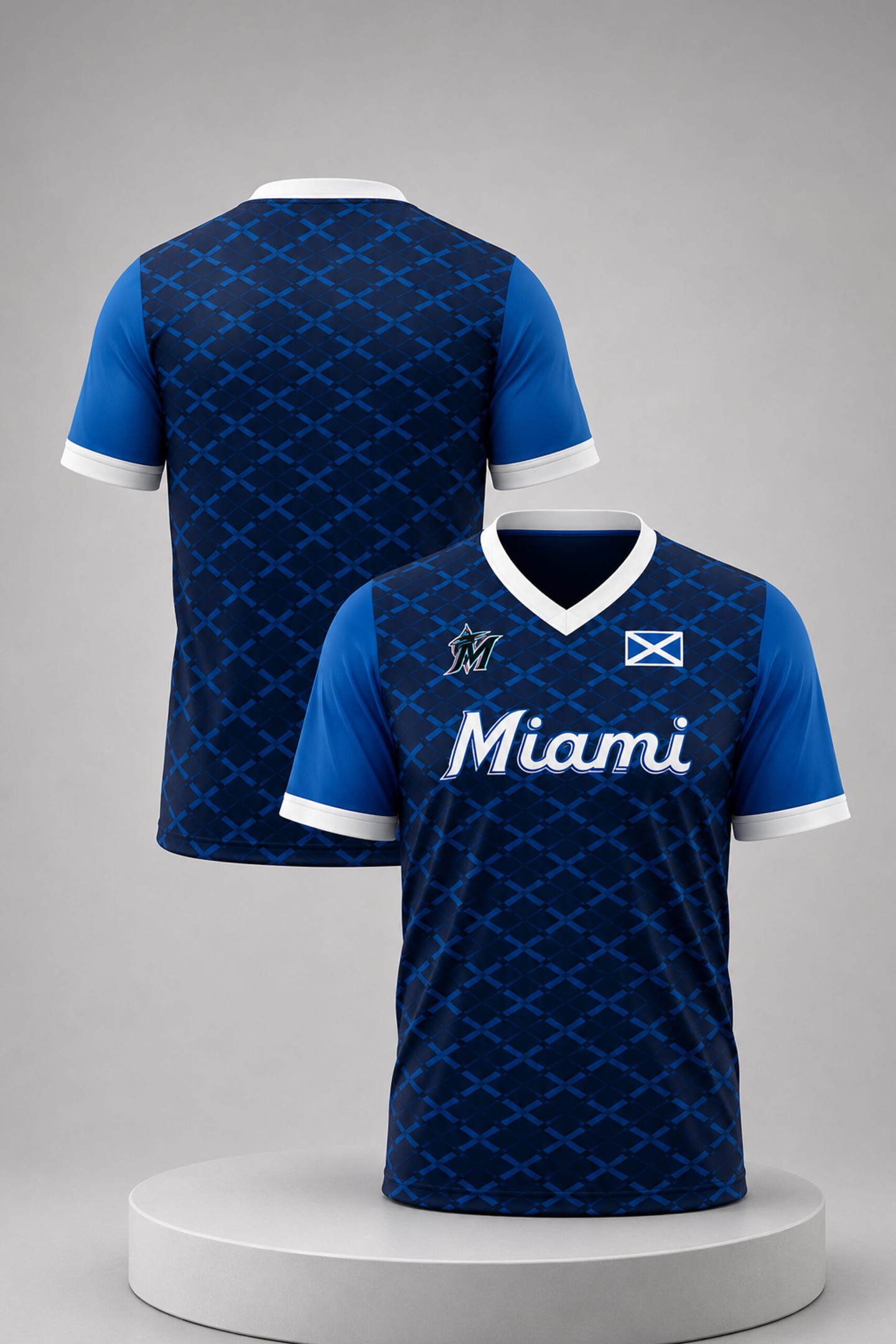 Miami Marlins Scotland's Tartan Army 2026 T-Shirt Miami Marlins Merch Best Gifts For Boyfriend