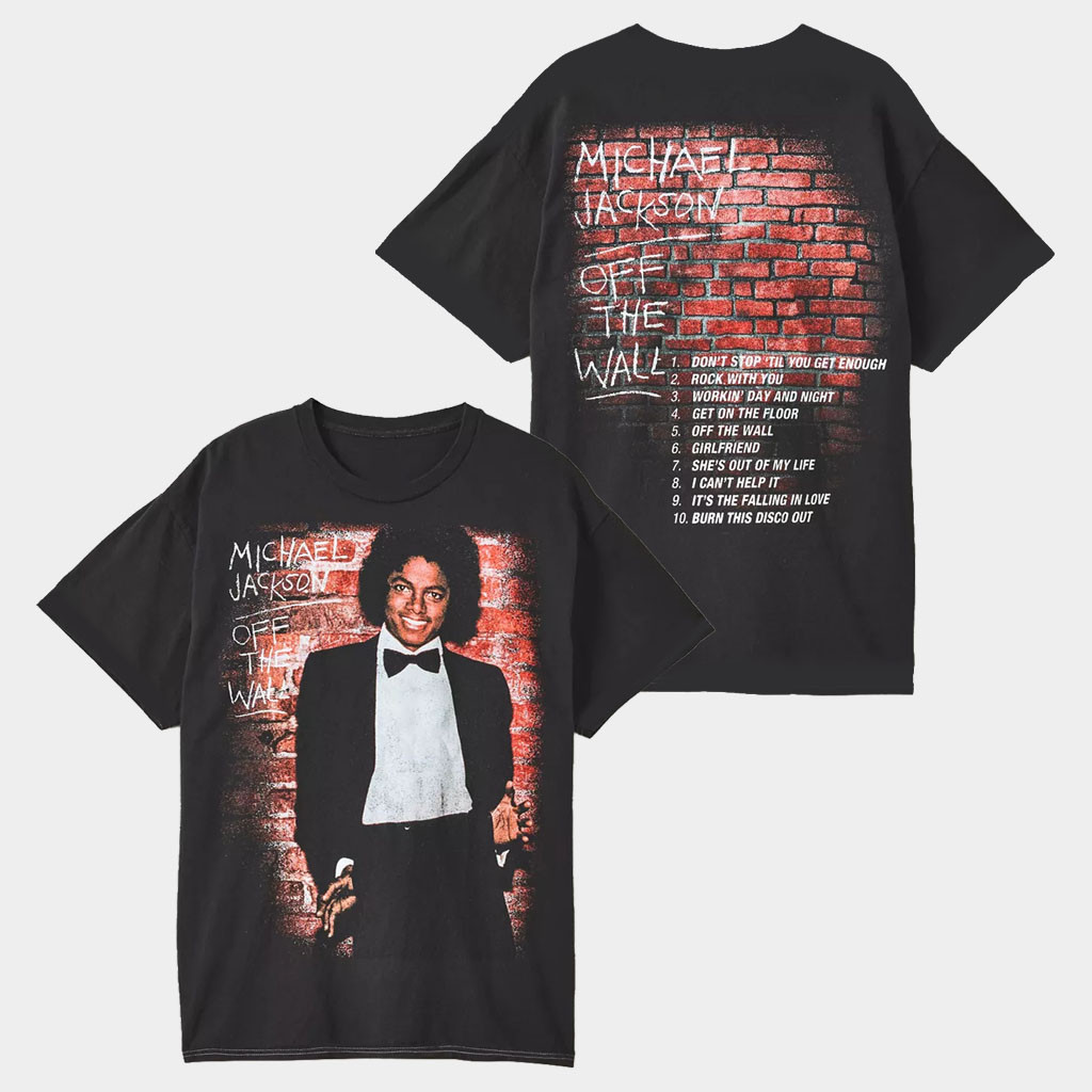 Michael Jackson Album Graphic T-Shirt Off The Wall Shirt Michael Jackson Merch Music Lover Gift
