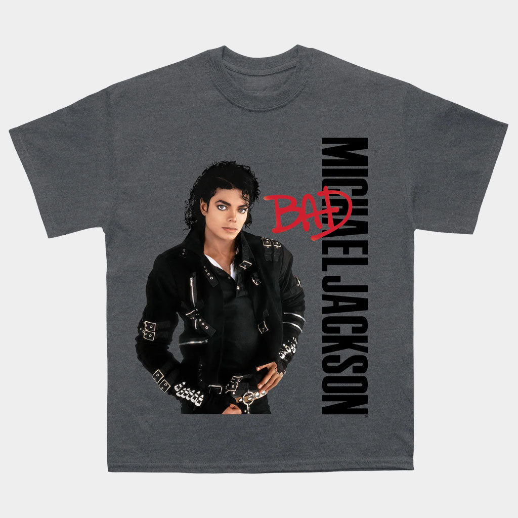 Michael Jackson Merch 2026 Bad Album T-Shirt King Of Pop Shirt Gifts For Music Lovers