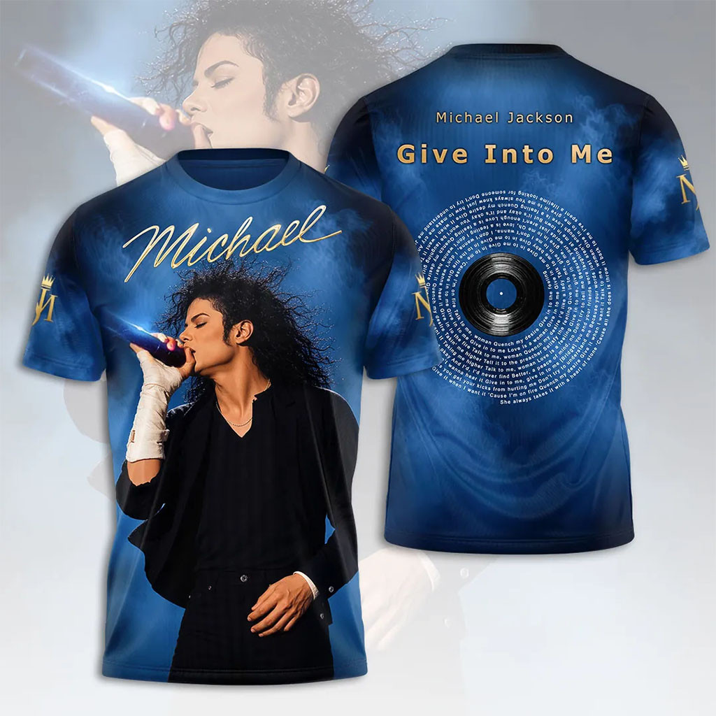 Michael Jackson Merch Give Into Me Michael Jackson T-Shirt Gifts For Music Lovers