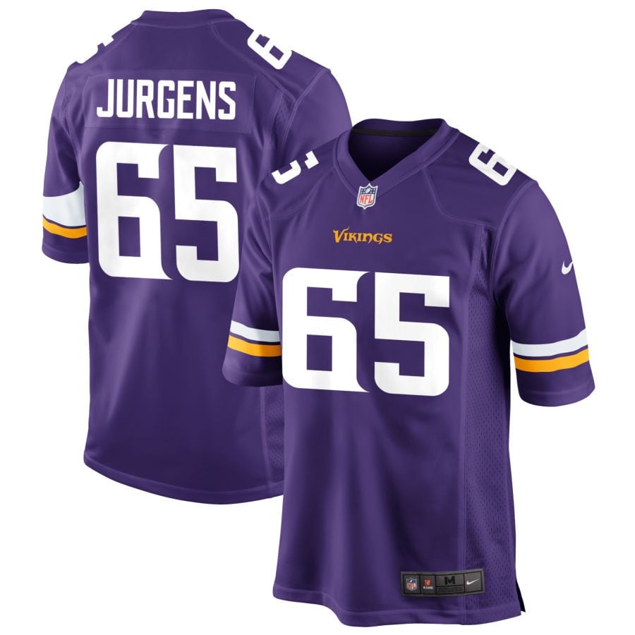 Michael Jurgens Minnesota Vikings 2025 Game Jersey - Purple