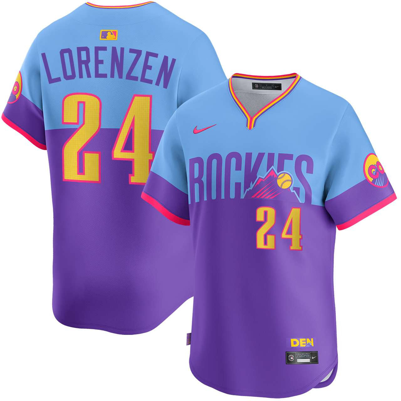 Michael Lorenzen Colorado Rockies City Connect Limited Jersey - Purple