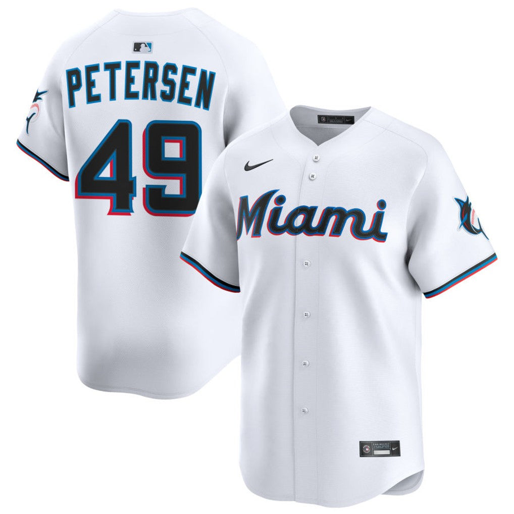 Michael Petersen Miami Marlins 2026 Home Limited Jersey - White