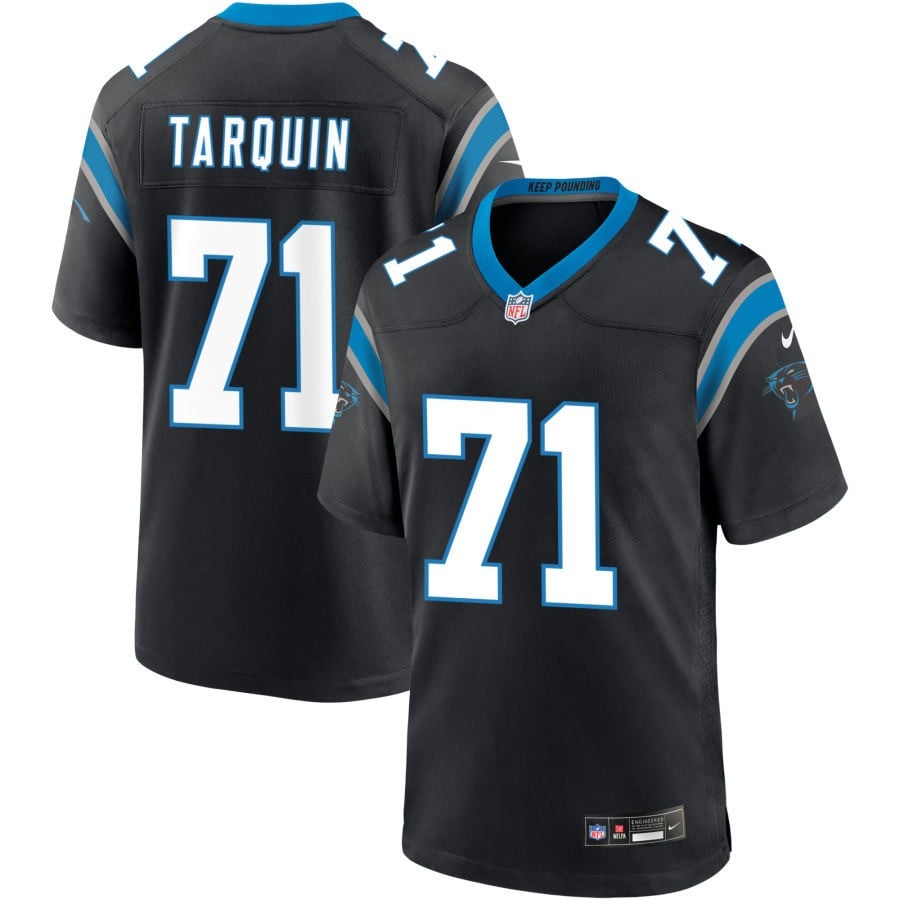 Michael Tarquin Carolina Panthers 2025 Game Jersey - Black