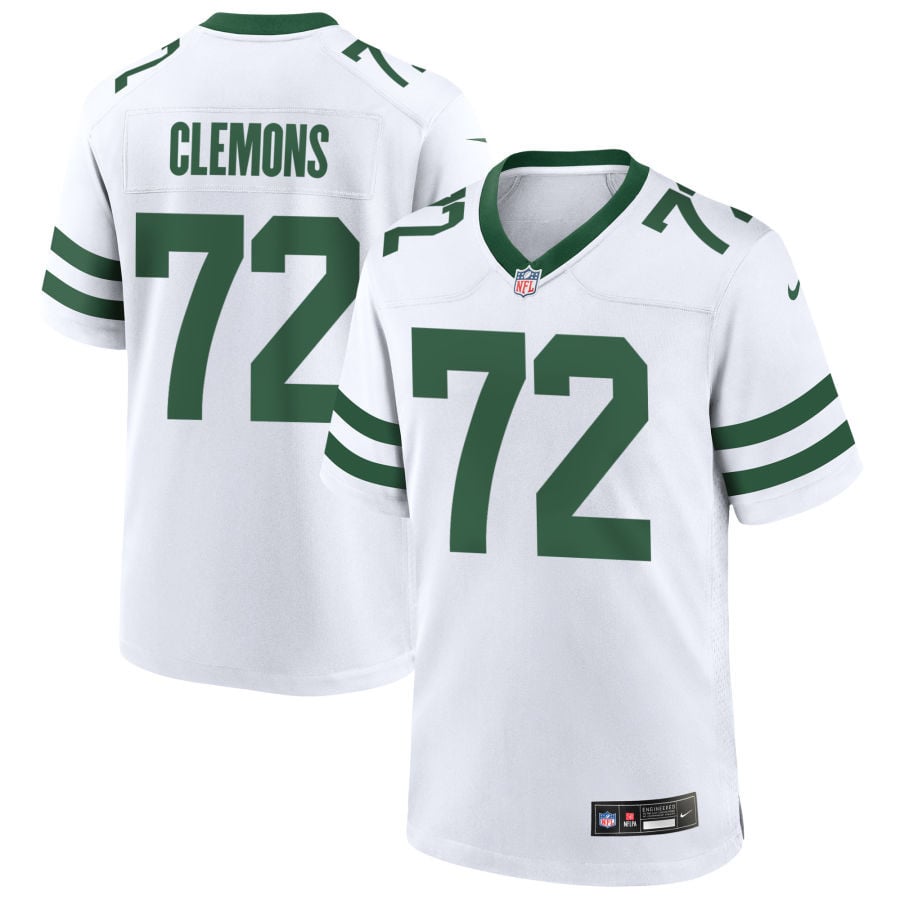 Micheal Clemons New York Jets 2025 Game Jersey - Legacy White