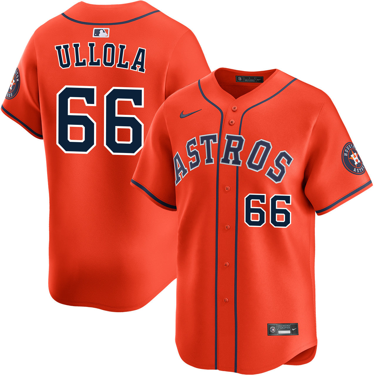 Miguel Ullola Houston Astros 2026 Alternate Limited Jersey - Orange