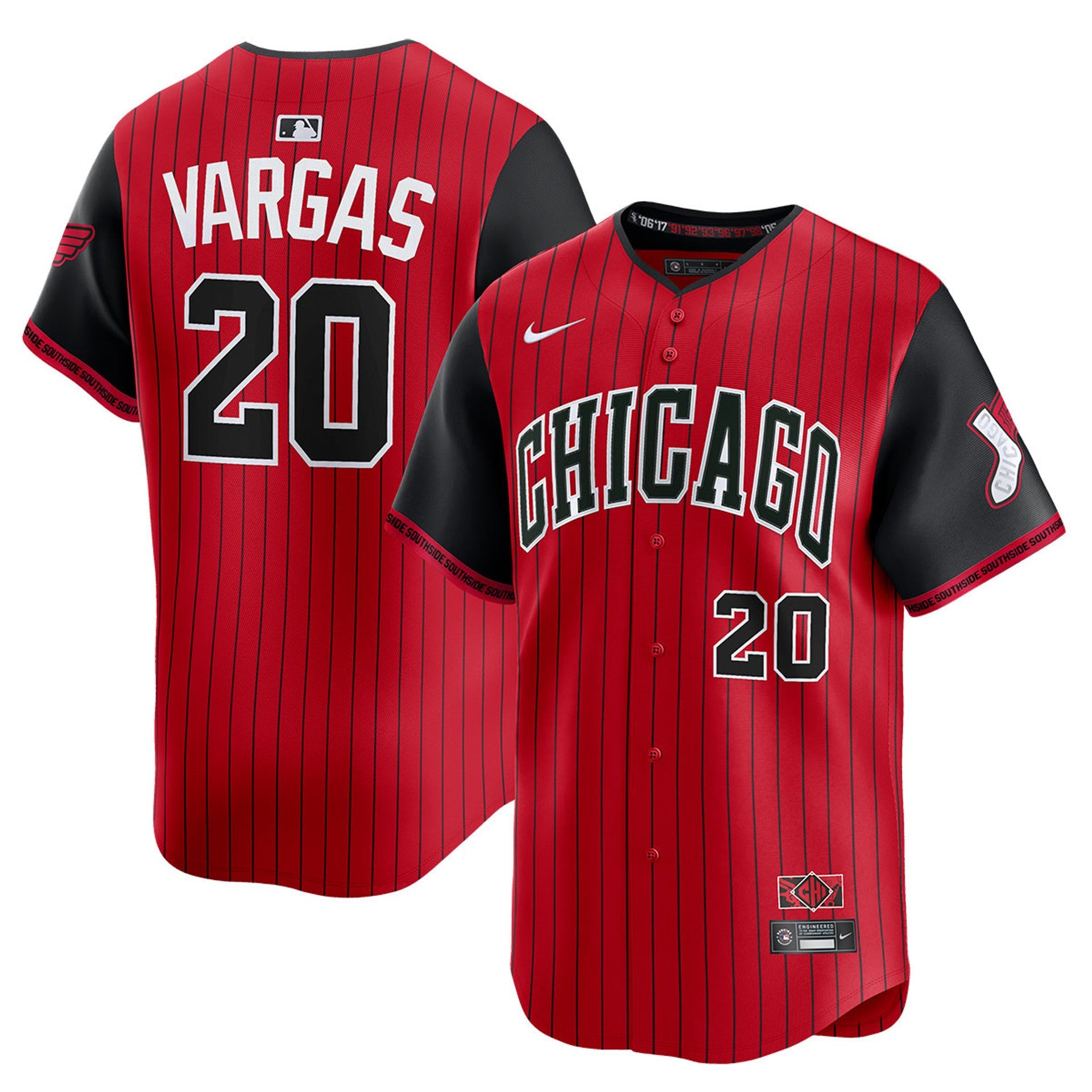 Miguel Vargas Chicago White Sox 2025 City Connect Limited Jersey - Red/Black
