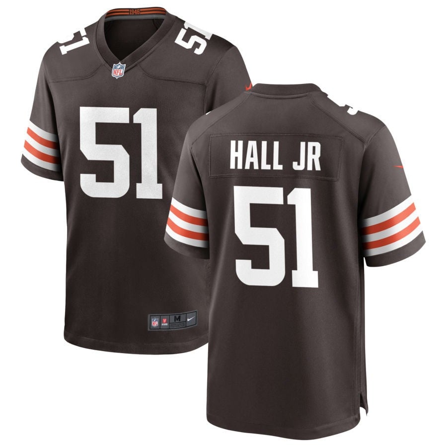 Mike Hall Jr. Cleveland Browns 2025 Game Jersey - Brown