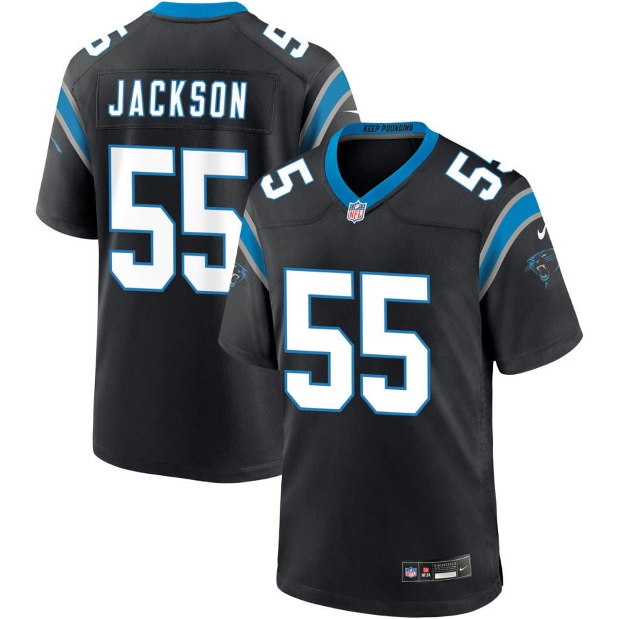 Mike Jackson Carolina Panthers 2025 Game Jersey - Black
