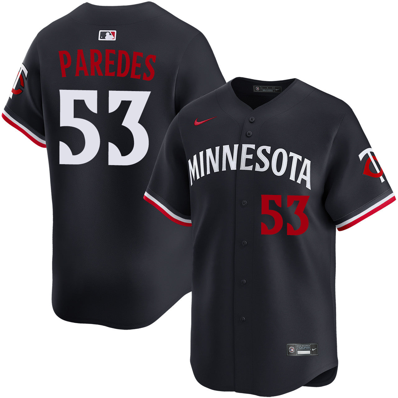 Mike Paredes Minnesota Twins 2026 Alternate Limited Jersey - Navy