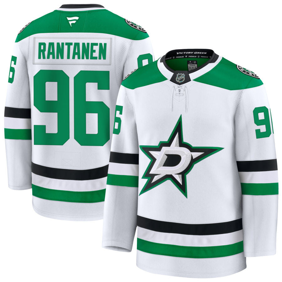 Mikko Rantanen Dallas Stars 2025 Away Premium Jersey - White 1 Mikko Rantanen Dallas Stars 2025 Away Premium Jersey - White