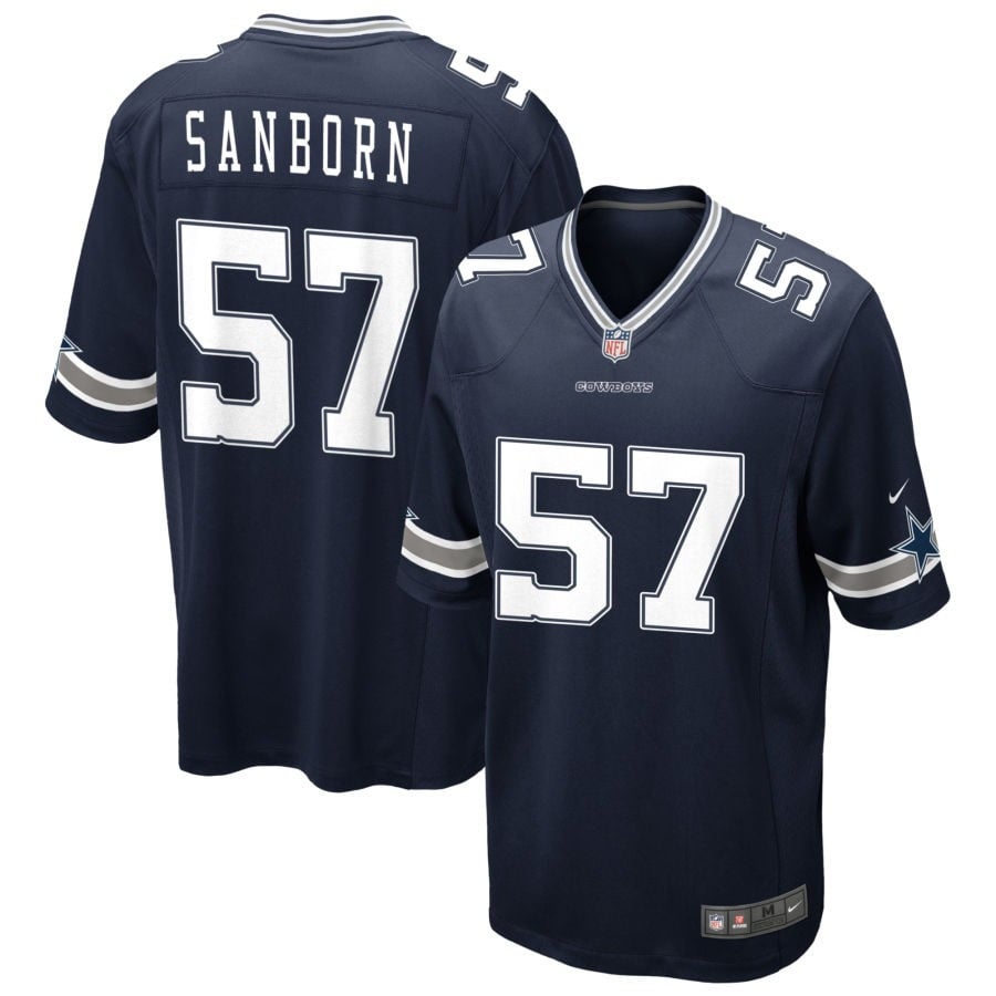 Miles Sanders Dallas Cowboys 2025 Game Jersey - Navy