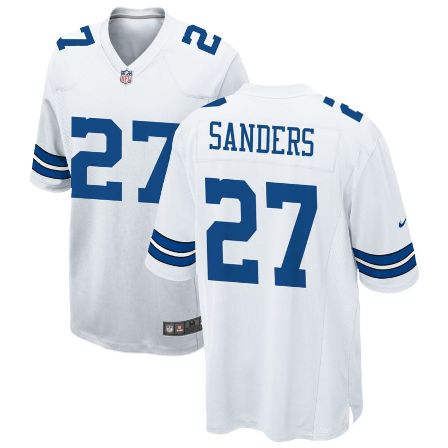 Miles Sanders Dallas Cowboys 2025 Game Jersey - White