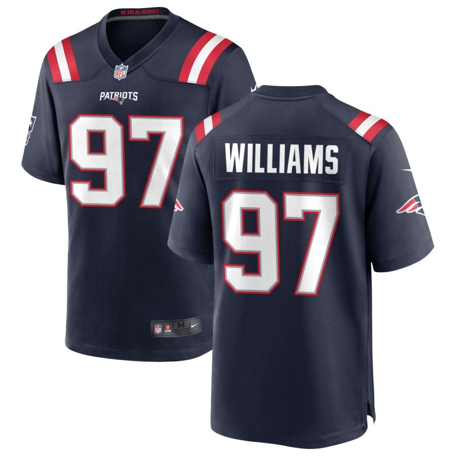 Milton Williams New England Patriots 2025 Game Jersey - Navy