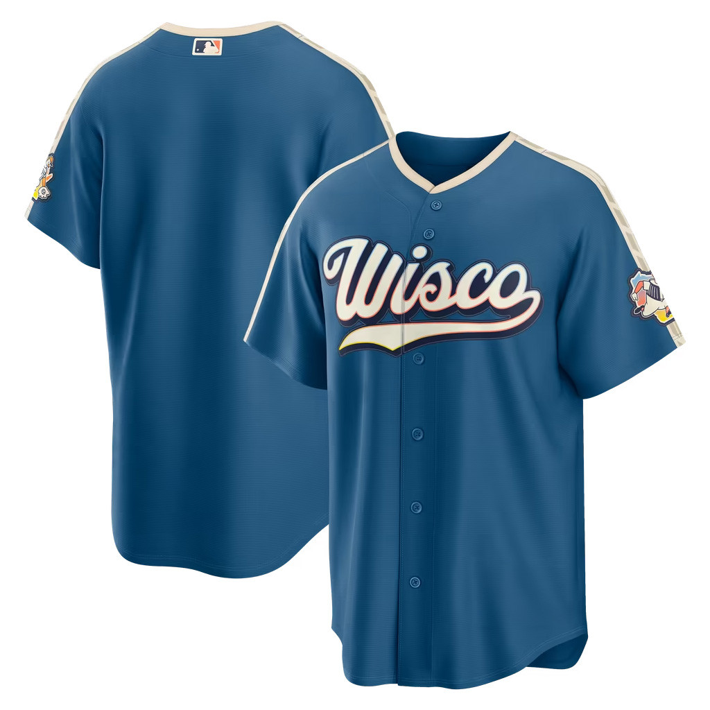 Milwaukee Brewers NL Central Champions Merch 2026 Brewers City Connect Stadium Jersey Fan Gear