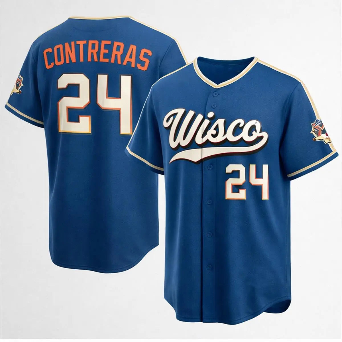 Milwaukee Brewers Wisco 2026 City Connect Jersey William Contreras #24 Jersey Brewers Merch