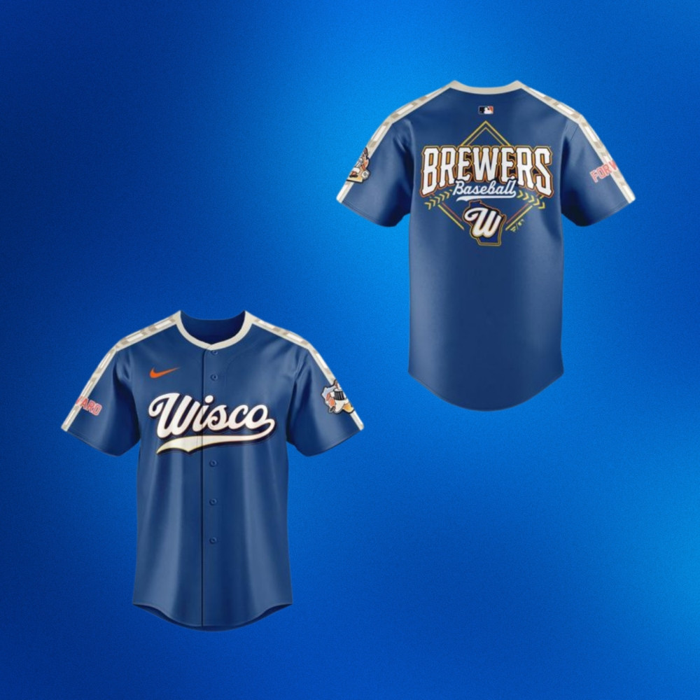 Milwaukee Brewers Wisco City Connect 2026 Jersey Brewers Merch Baseball Lovers Gifts