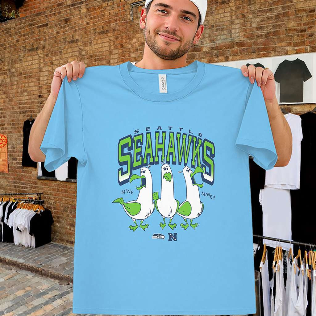 Mine Mine Mine Shirt Seattle Seahawks Finding Nemo Seagulls Tee Seahawks Merch Fan Gifts
