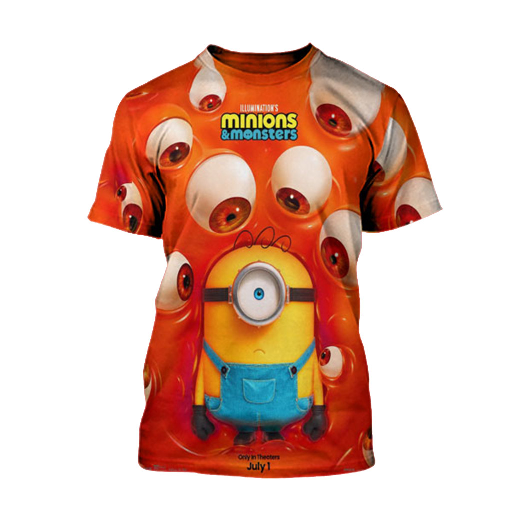 Minions And Monsters 2026 Movie New Poster T-Shirt Minions And Monsters Merch Gifts for Son