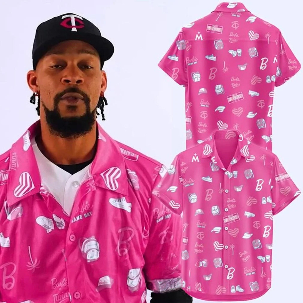 Minnesota Twins 2026 Barbie Game Day Hawaiian Shirt Minnesota Twins Merch Gift For Fans