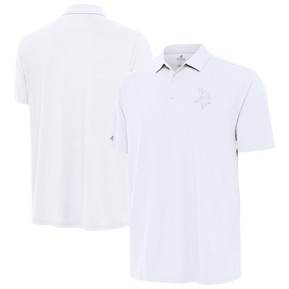 Minnesota Vikings Merch - Men's Era Polo, White - Antigua - Good Football Gifts