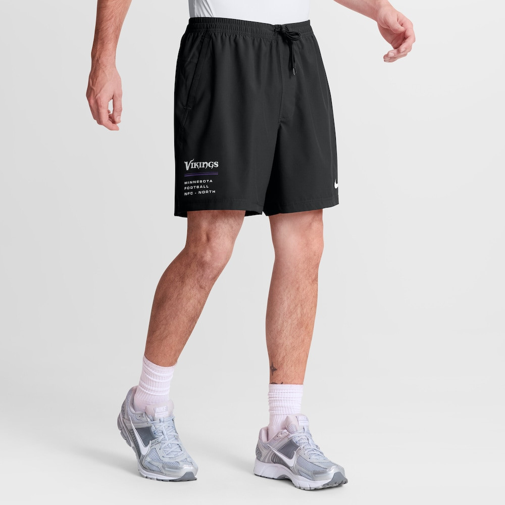 Minnesota Vikings Merch - Men's Form Dri-FIT Shorts, Black - Best Birthday Gift For Football Lovers