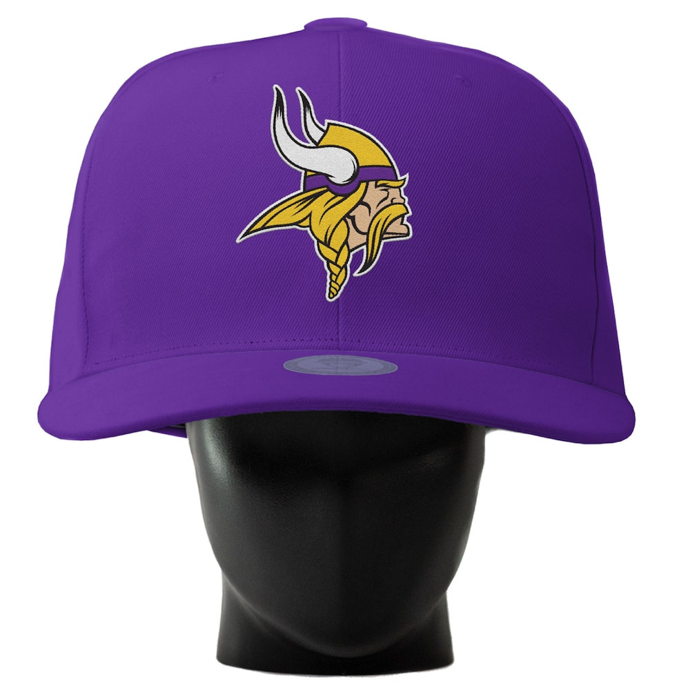 Minnesota Vikings Merch - Unisex Noggin Boss Purple Oversized Hat - Football Gifts For Him