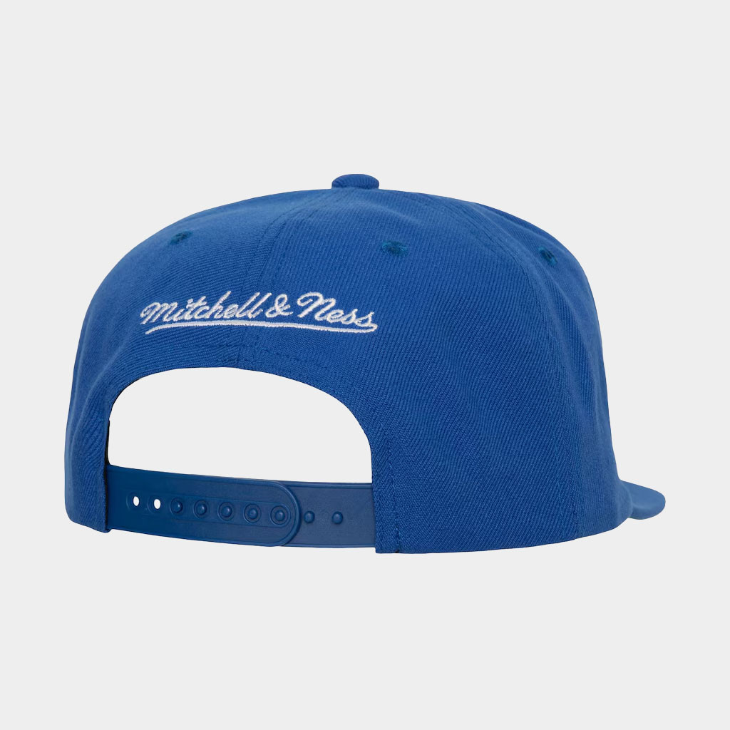Mitchell And Ness NY Knicks Champions Merch 2026 Knicks 3X Finals Champions Trophy Snapback Hat Blue