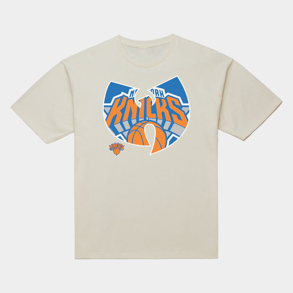 Mitchell And Ness NY Knicks Champions Merch 2026 New York Knicks X Wu-Tang T-Shirt Gifts Ideas